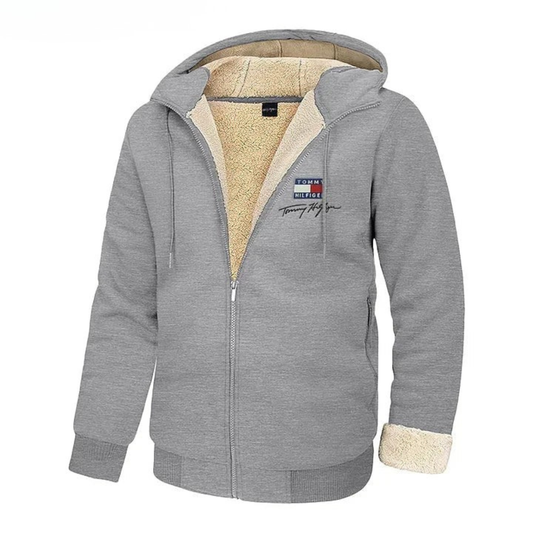 Sweat-shirt avec doublure en fourrure